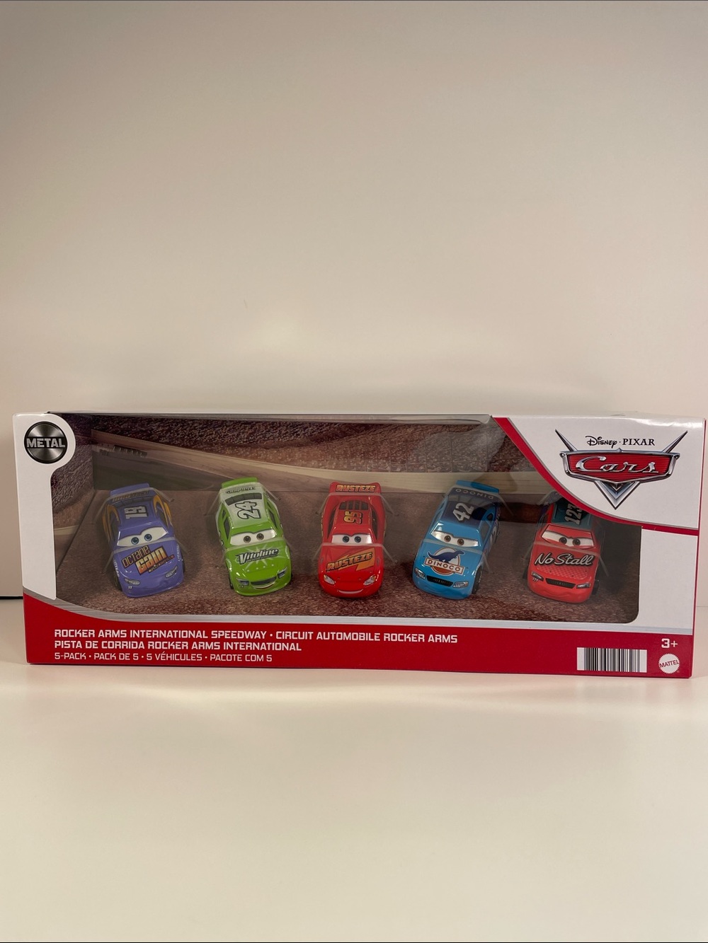 Mattel Disney Pixar Cars 5-Pack - Blue, Green, Red, Light Blue, Red